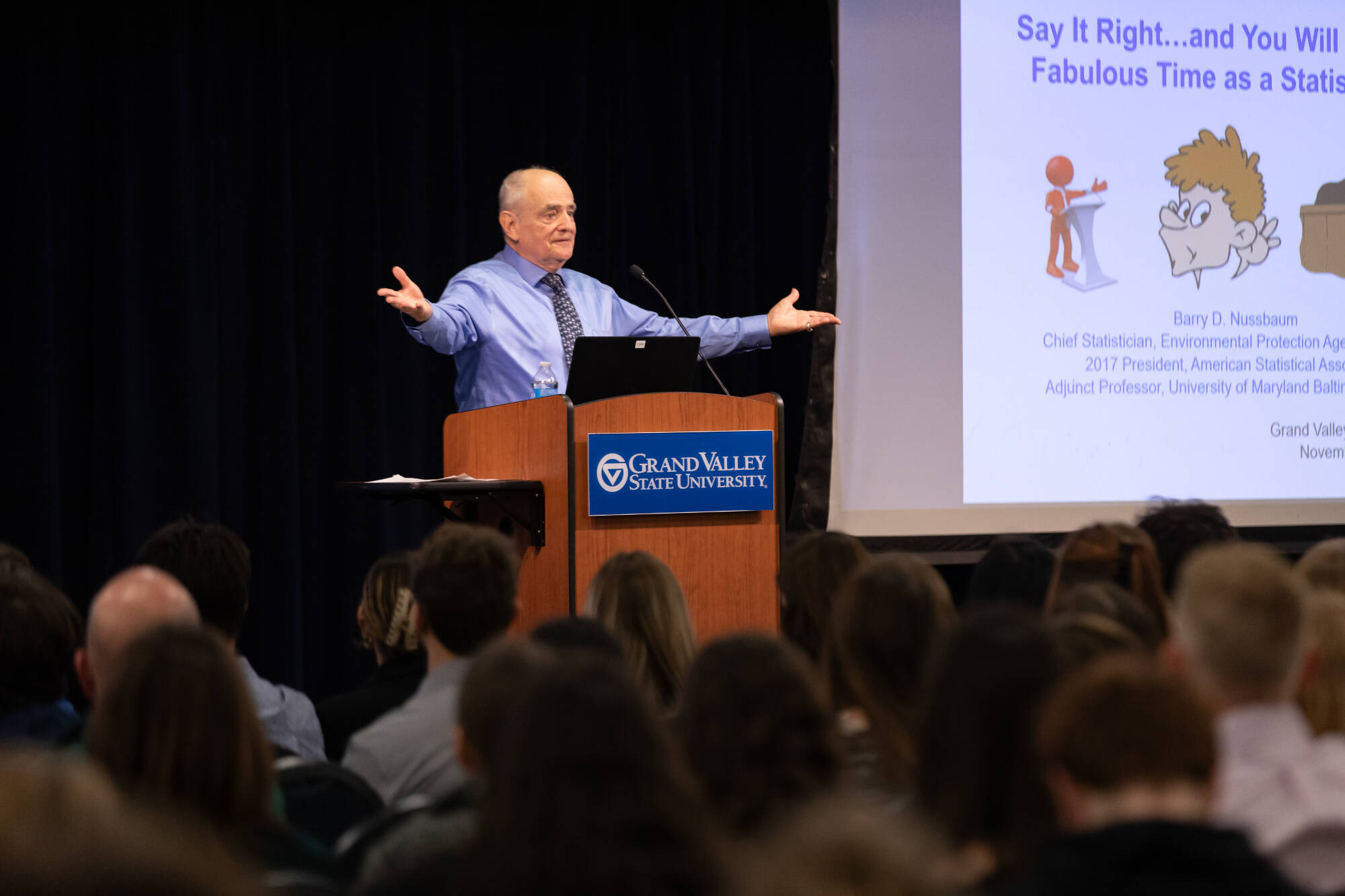 Keynote speaker at career day
